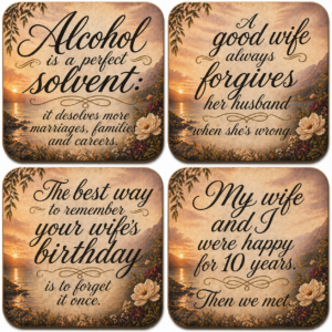 Alcohol is the perfect solvent...