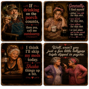 If drinking on the porch counts...