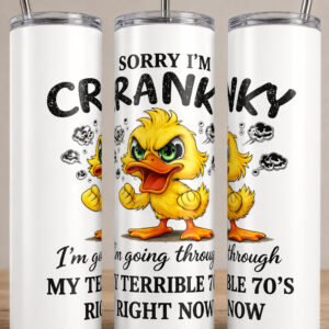 I'm sorry I'm cranky...