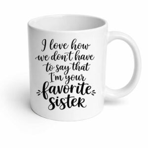I love how we don't have to say...