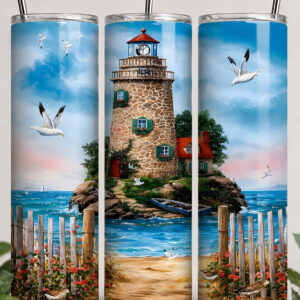 Lighthouse by the sea