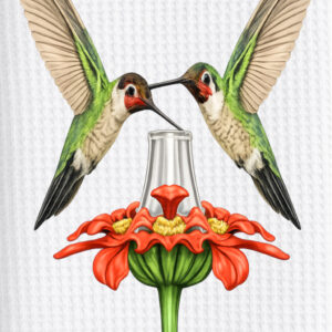 Hummingbirds at the feeder
