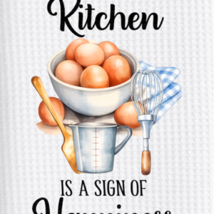 A messy kitchen
