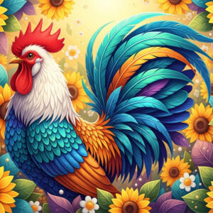 Colorful Rooster