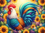 Colorful Rooster